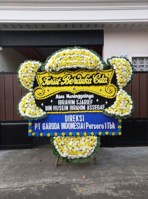 Papan Bunga Duka di Gedong