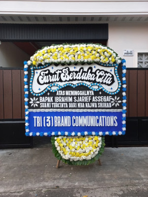 Papan Bunga Duka di Gedong